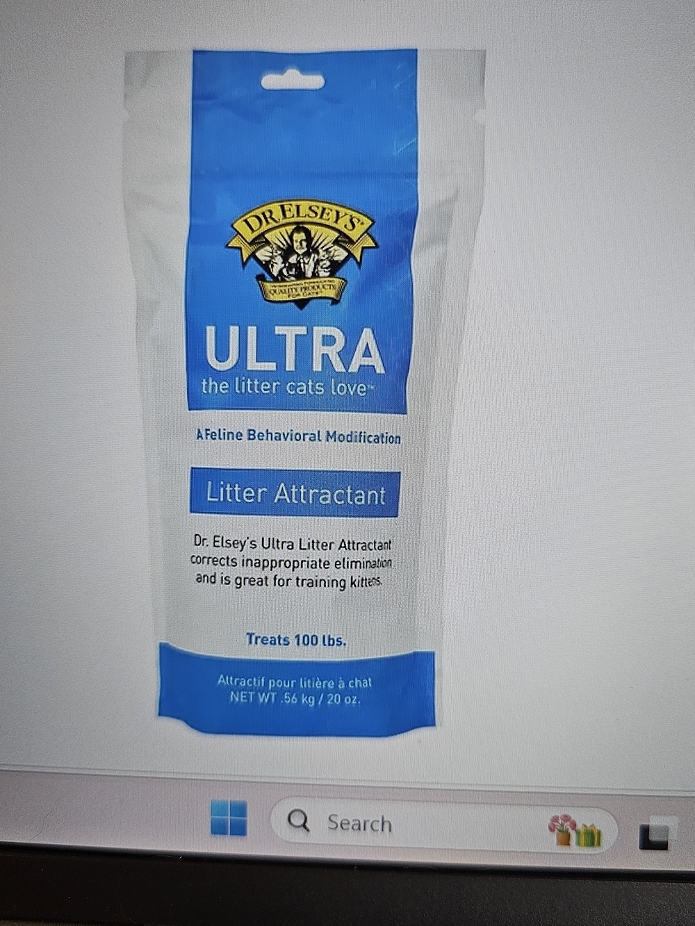 Dr. Elsey'a Ultra Blue Litter Attractant for Cats and Kittens 2 Pack 20 Oz